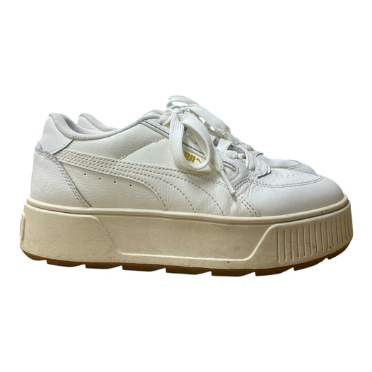 Shoes Sneakers By Puma In Cream, Size:8