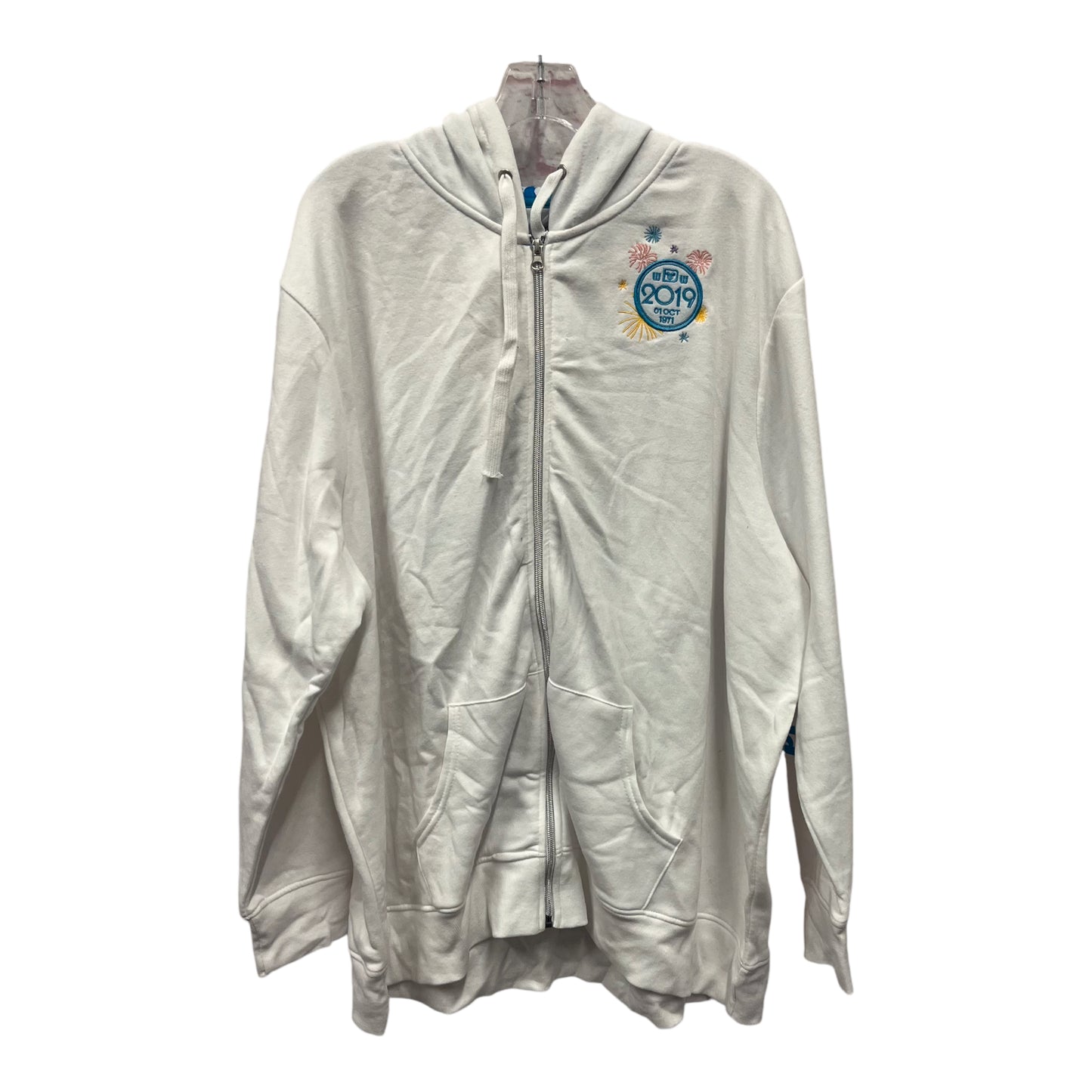 Athletic Jacket By Disney Store In White, Size:3X