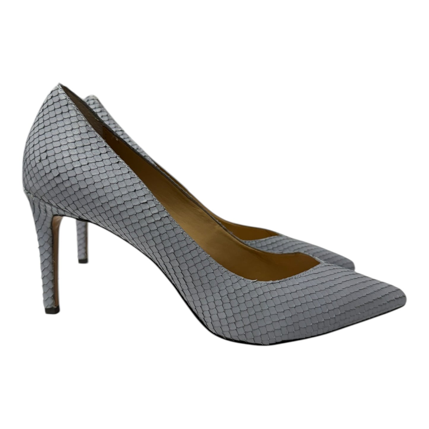Shoes Heels Stiletto By Banana Republic In Blue, Size:9.5