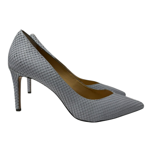 Shoes Heels Stiletto By Banana Republic In Blue, Size:9.5