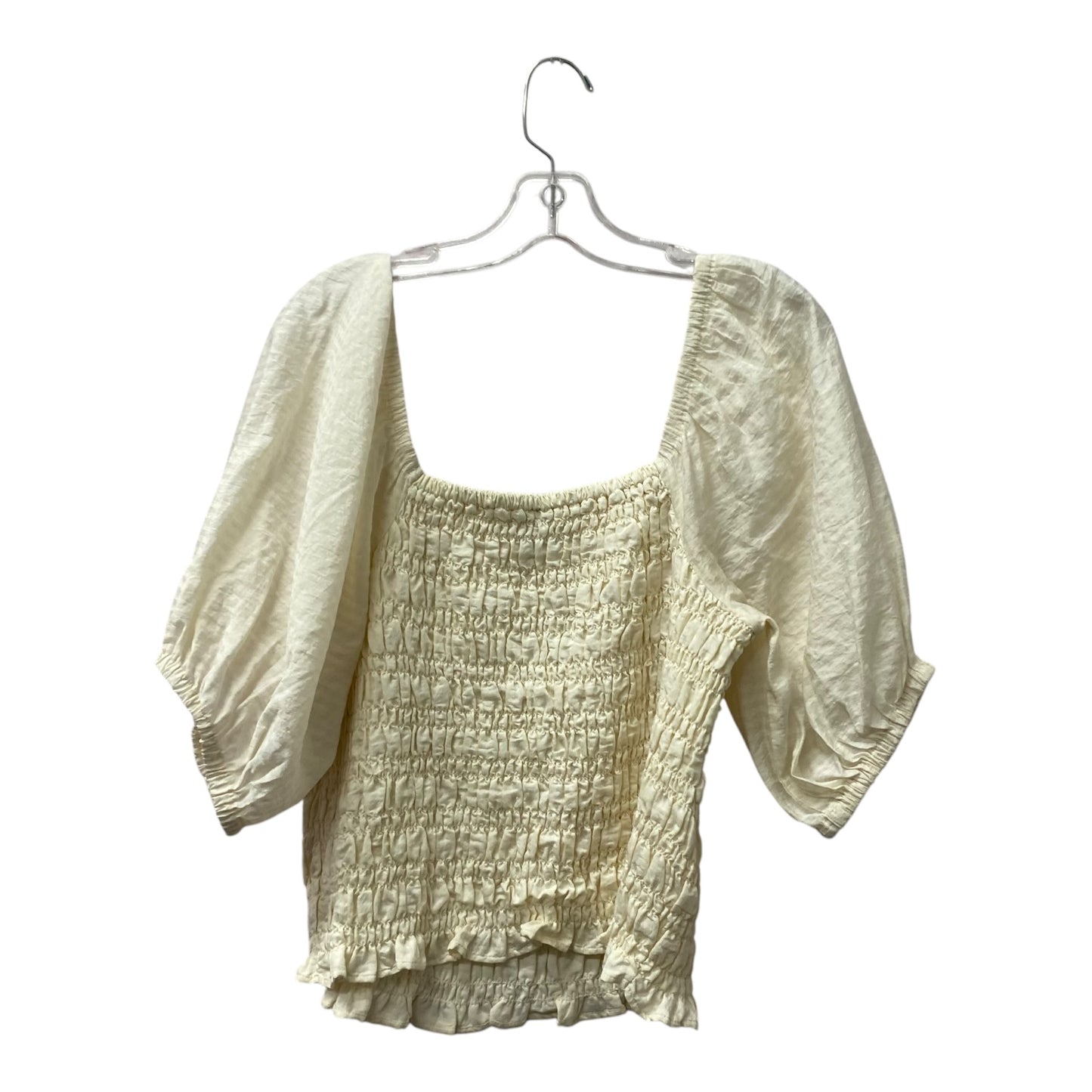 Top Ss By Old Navy In Cream, Size:L