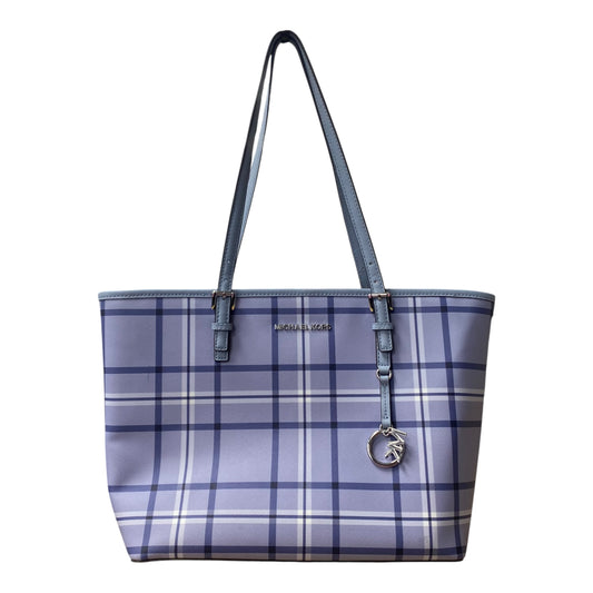 Handbag Designer By Michael Kors In Blue, Size:Large