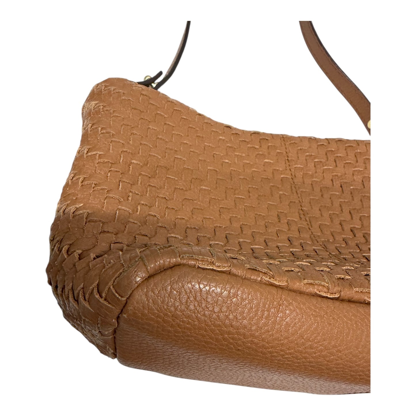 Crossbody Leather By J. Jill In Brown, Size:Small