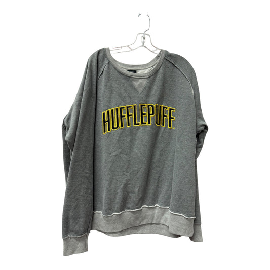 Sweatshirt Crewneck By HARRY POTTER In Grey, Size:2X