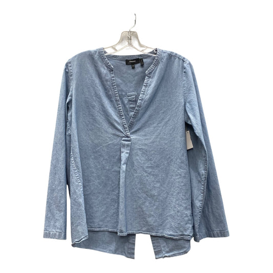 Top Ls By Theory In Blue, Size:M