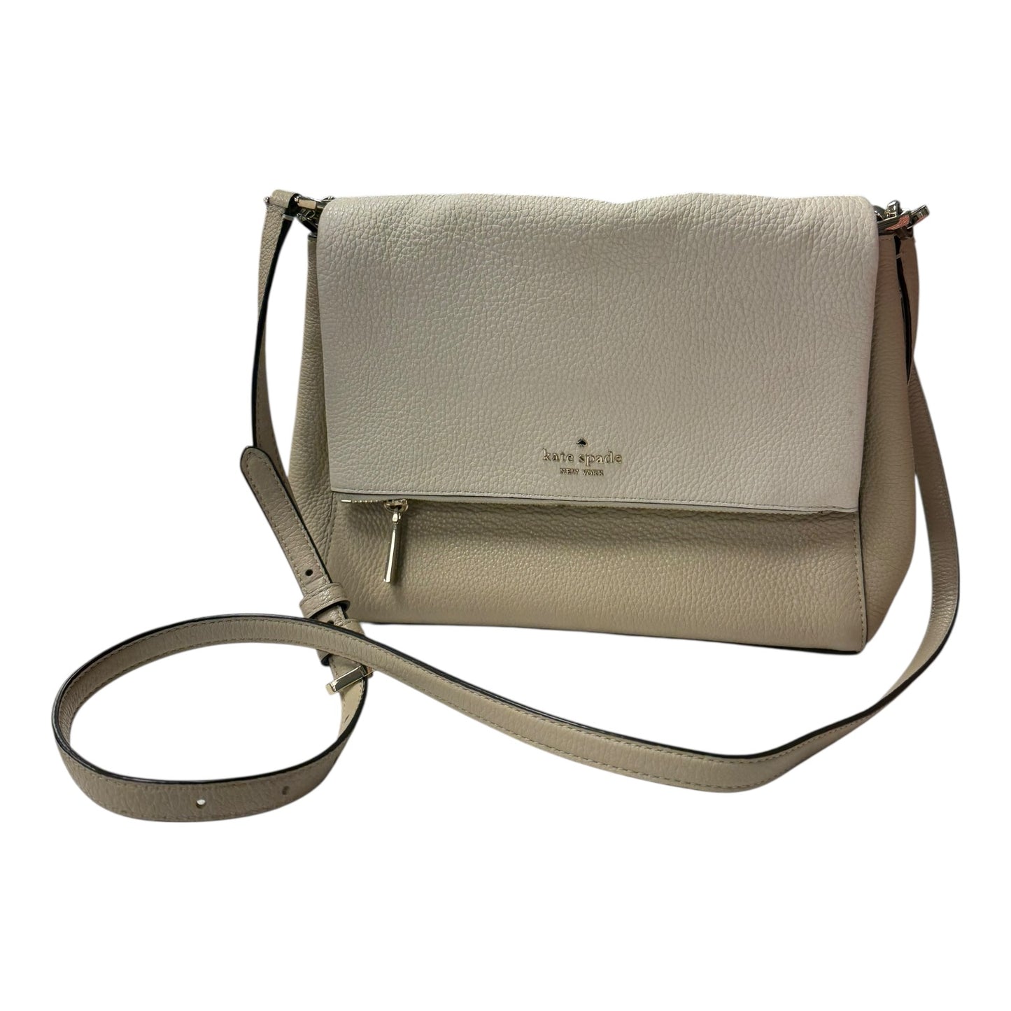 Crossbody Designer By Kate Spade In Beige, Size:Medium
