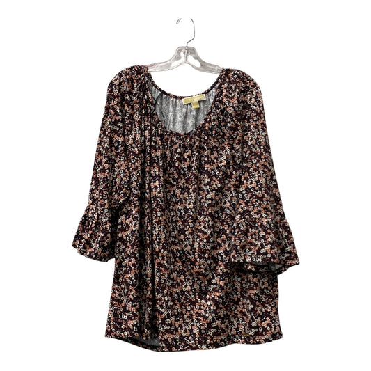 Top Ls By Michael By Michael Kors In Purple, Size:3X