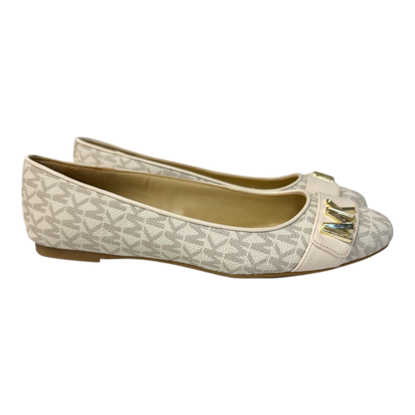 Shoes Designer By Michael Kors In Cream, Size:6.5