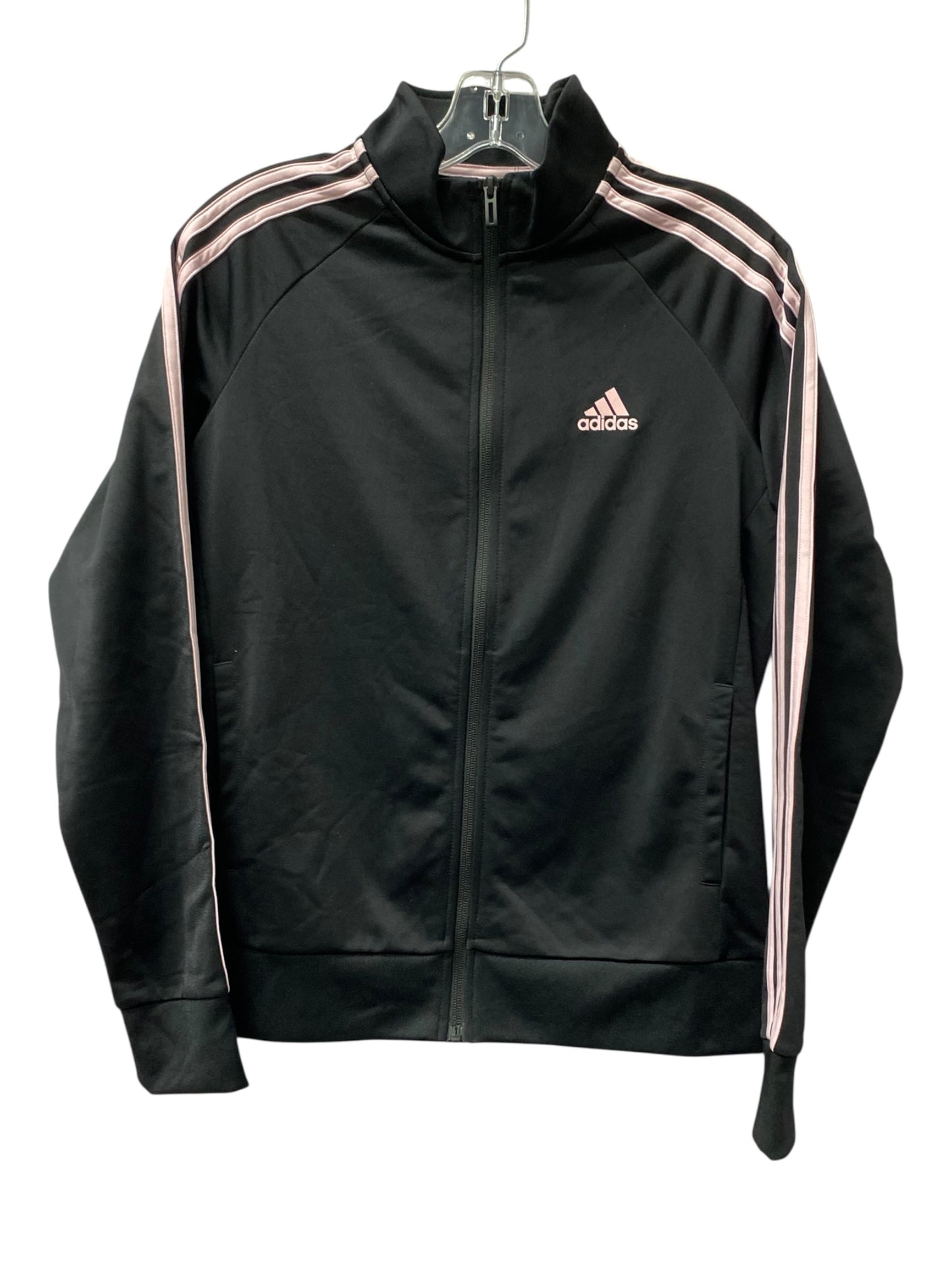 Athletic Jacket By Adidas In Black, Size:M