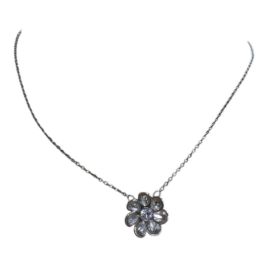 Necklace Designer By Swarovski In Silver