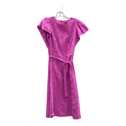 Dress Casual Midi By Ann Taylor In Purple, Size:Sp