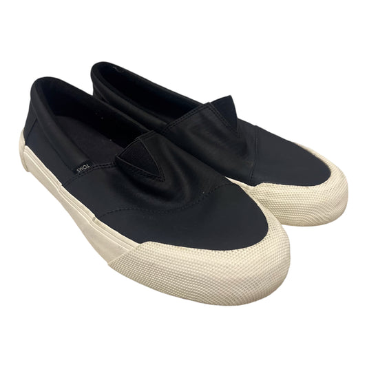 Shoes Sneakers By Toms In Black, Size:10