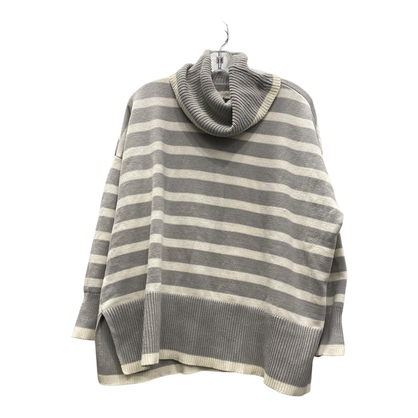 Sweater By Loft In Grey & White, Size:S