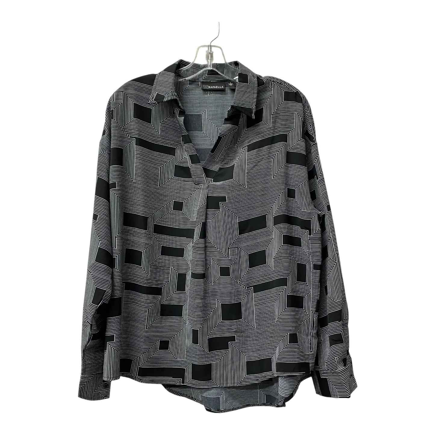 Top Ls By Rafaella In Black, Size:S