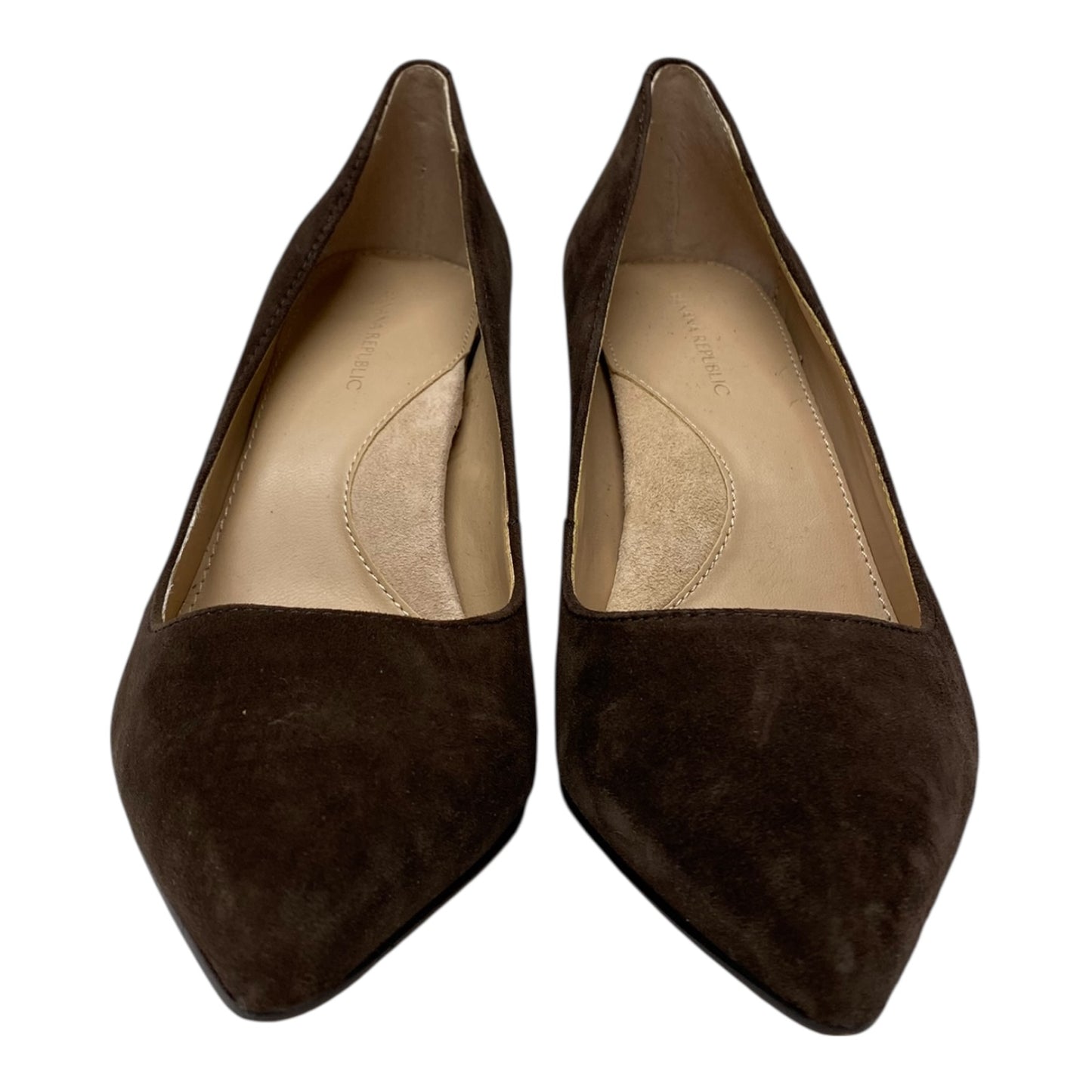 Shoes Heels Stiletto By Banana Republic In Brown, Size:6