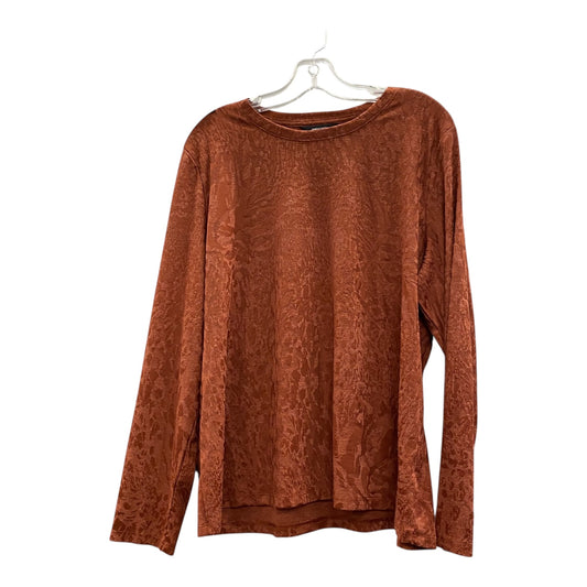 Top Ls By Simply Vera In Orange, Size:2X