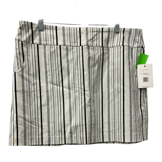 Skort By Zac And Rachel In Black & Cream, Size:14