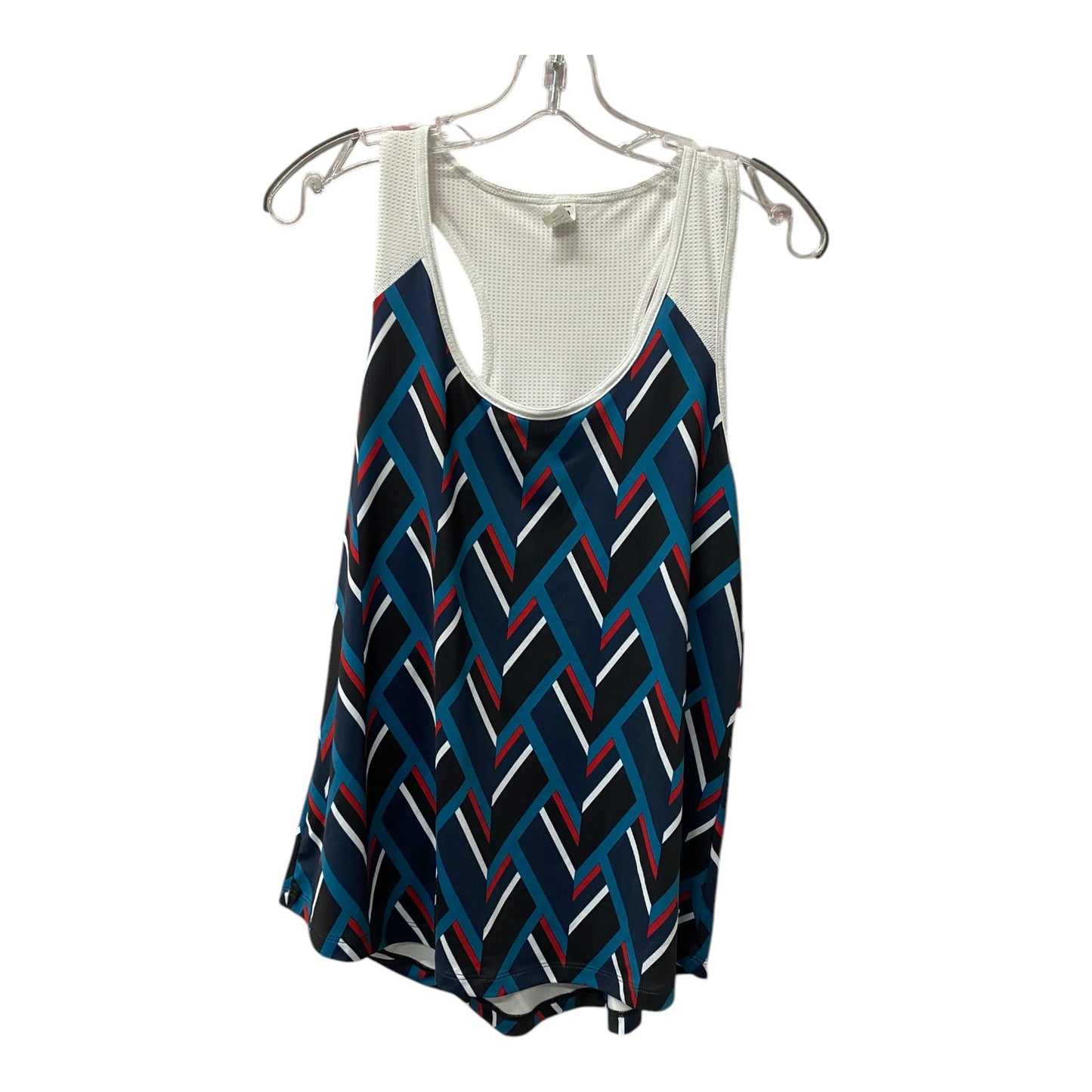 Athletic Tank Top By Fila In Blue, Size:L