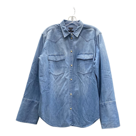 Top Ls By J. Crew In Blue Denim, Size:L