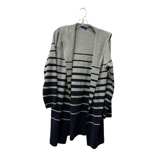 Sweater Cardigan By Apt 9 In Grey, Size:L