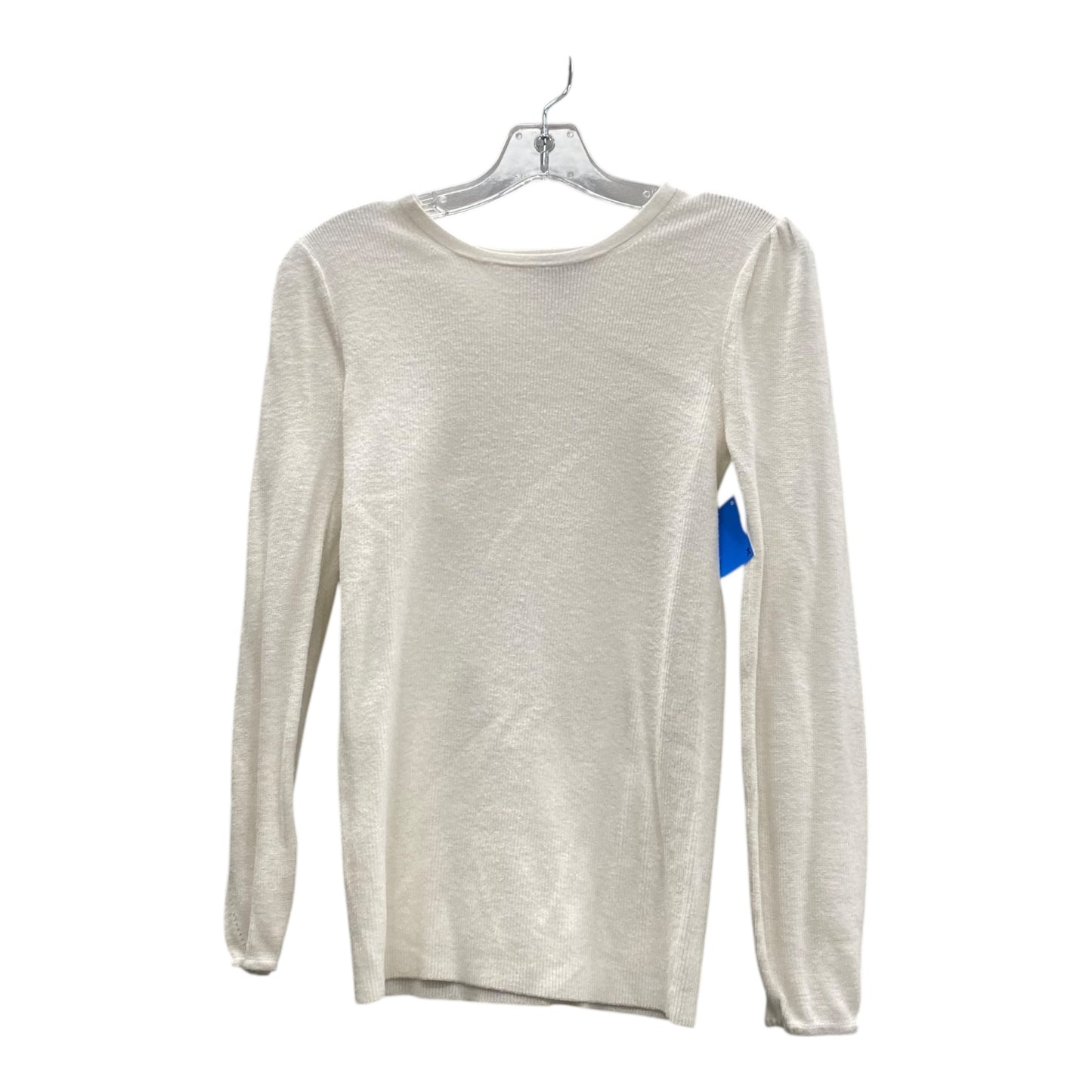 Top Ls By Ann Taylor In Ivory, Size:Xs