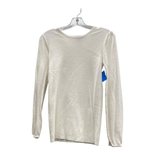 Top Ls By Ann Taylor In Ivory, Size:Xs