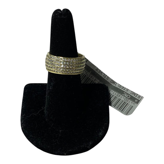 Ring Sterling Silver In Gold & Silver size 9.5