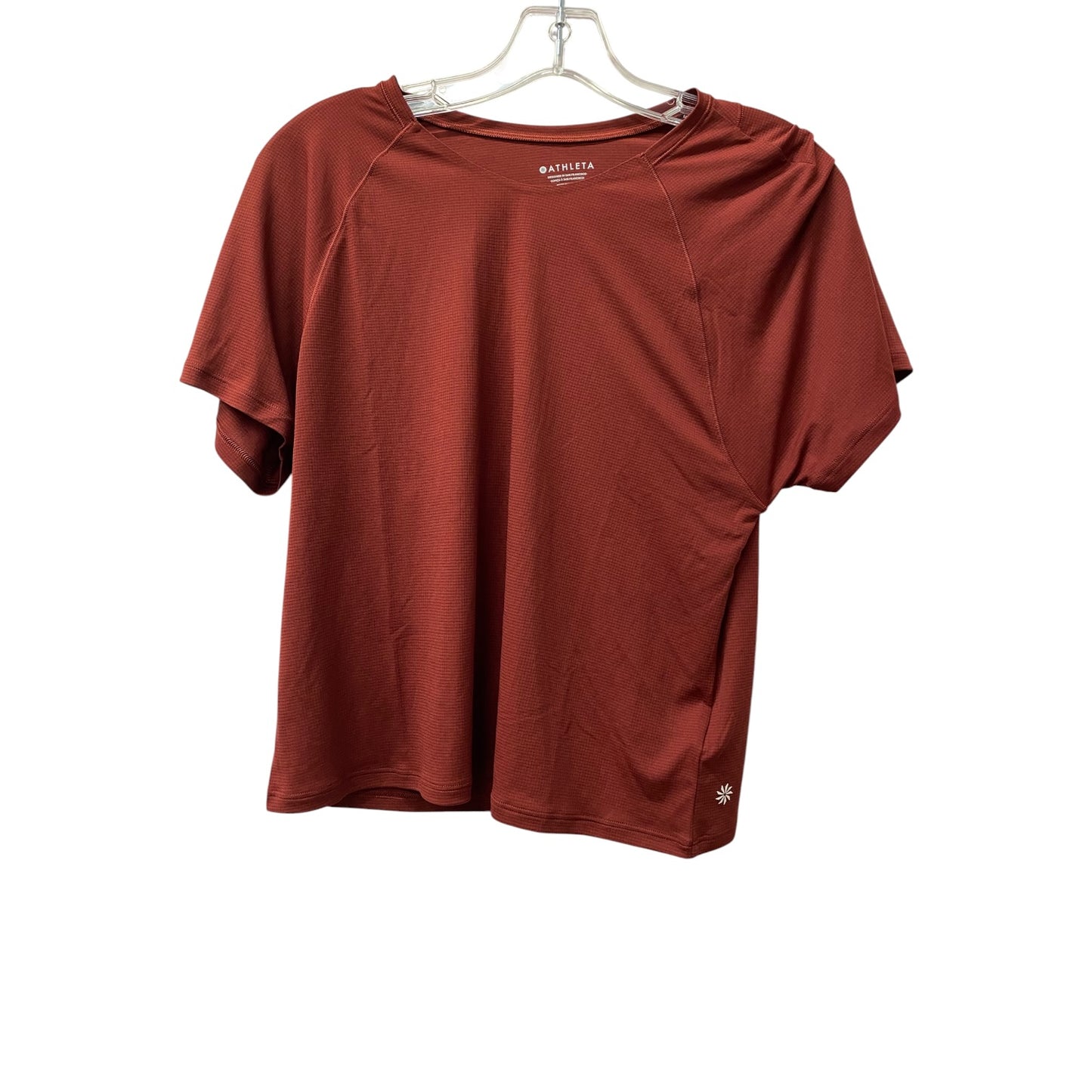 Athletic Top Ss By Athleta In Red, Size:S