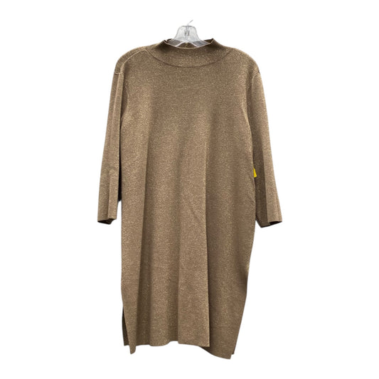 Top Ls By Chicos In Brown & Gold, Size:Xl