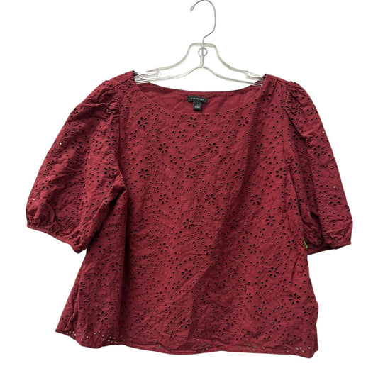 Top Ss By Ann Taylor In Red, Size:L