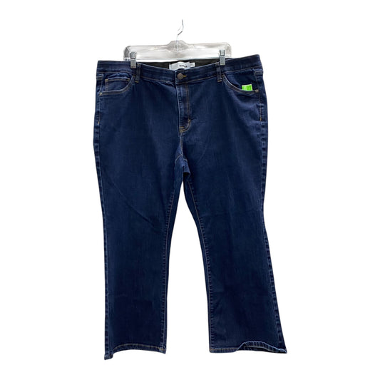 Jeans Cropped By Sonoma In Blue Denim, Size:22