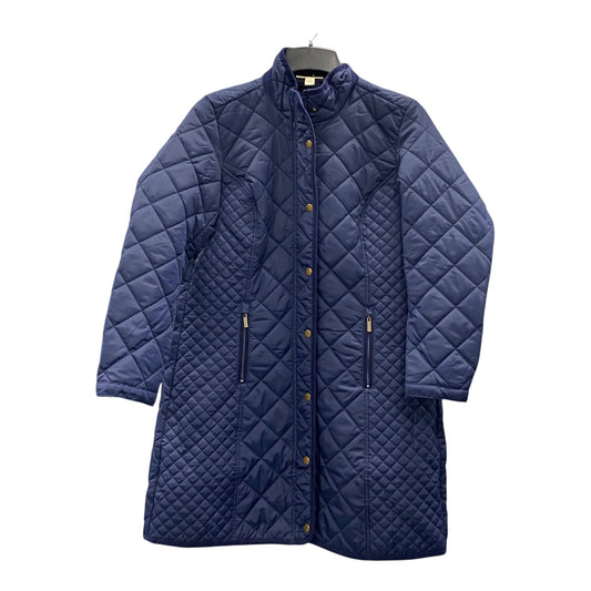 Coat Puffer & Quilted By Appleseeds In Navy, Size:Mp