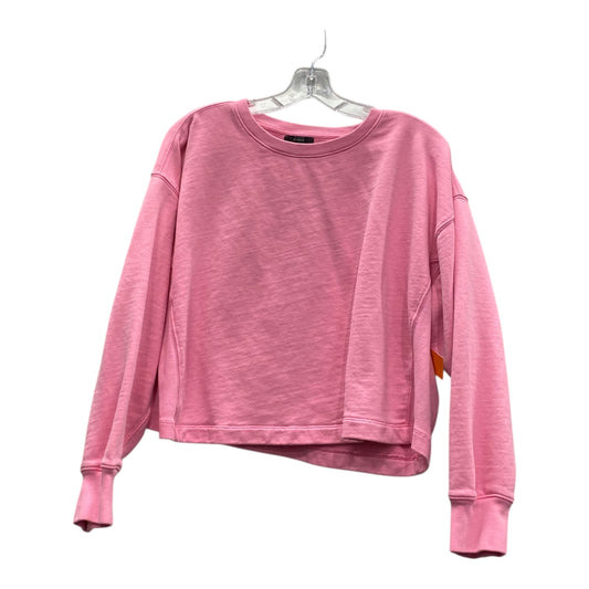Sweatshirt Crewneck By J. Crew In Pink, Size:M