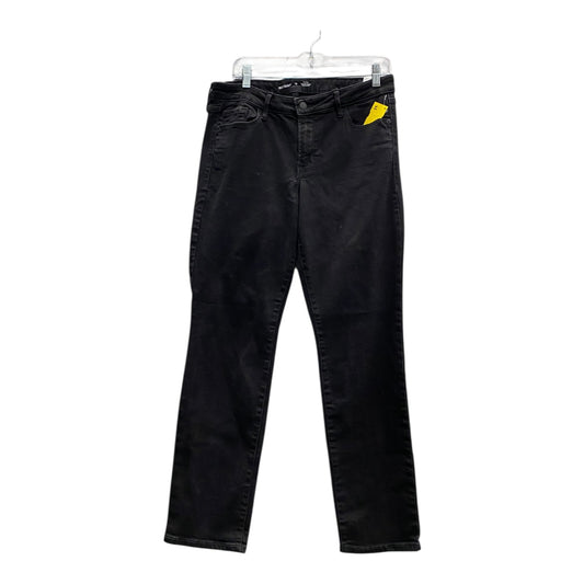Jeans Straight By Old Navy In Black, Size:10