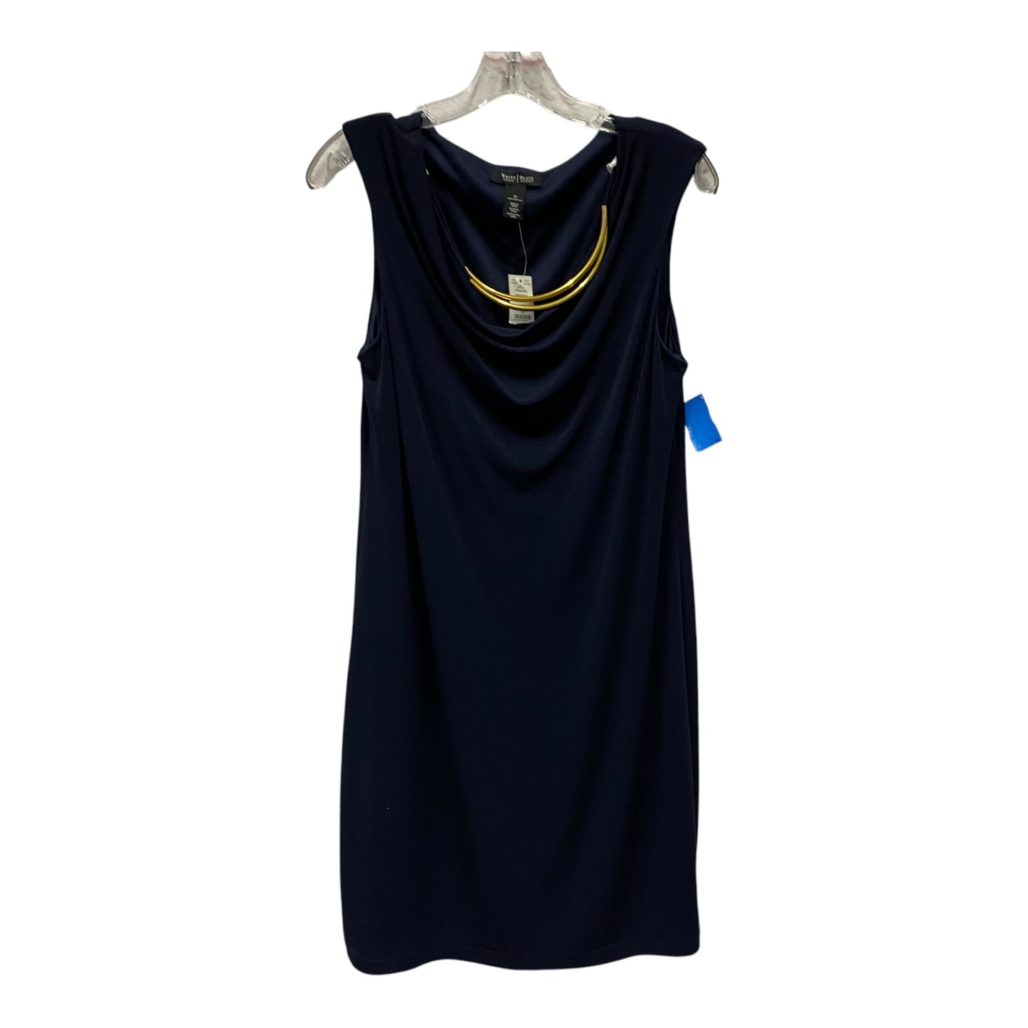 Dress Casual Short By White House Black Market In Navy, Size:L