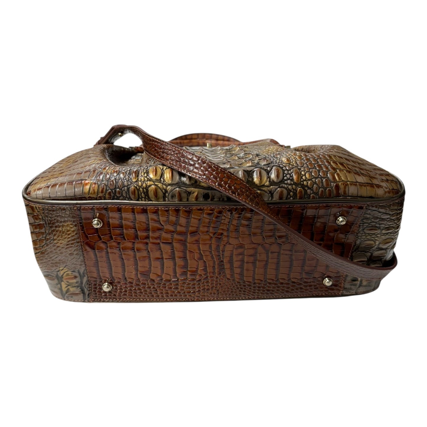 Handbag Designer By Brahmin In Brown, Size:Large