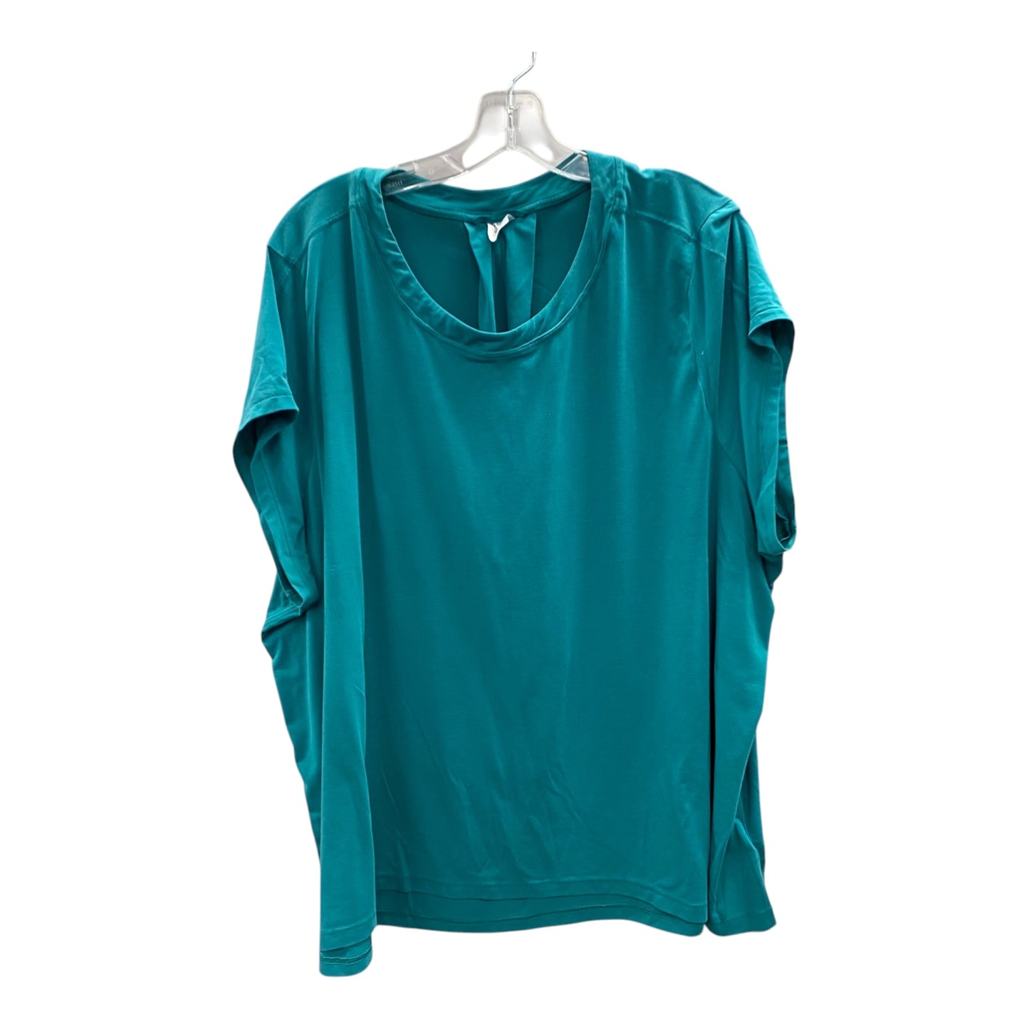 Athletic Top Ss By Athleta In Green, Size:2X
