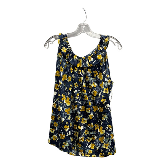 Top Sleeveless By Ann Taylor In Navy, Size:S