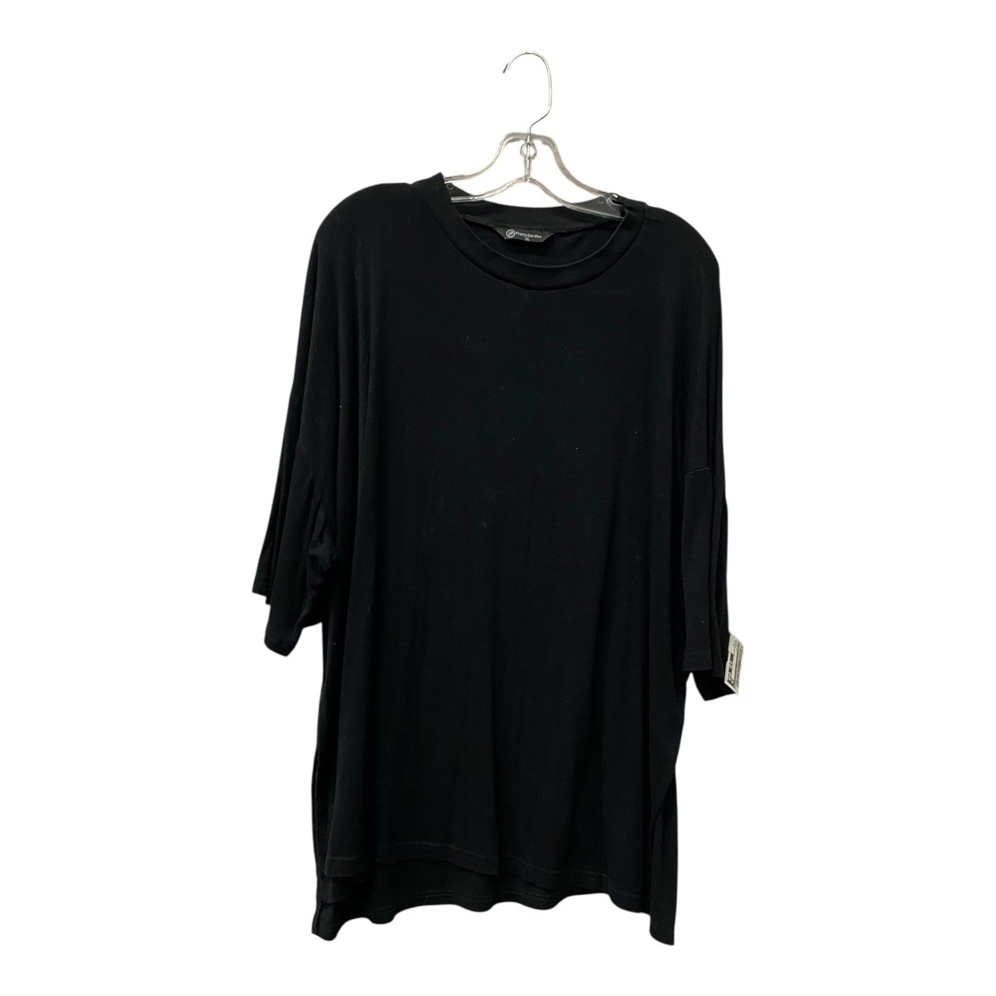 Top Ss By pretty garden  In Black, Size:Xl