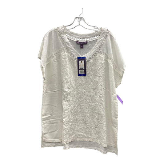 Top Ss By Gloria Vanderbilt In White, Size:L