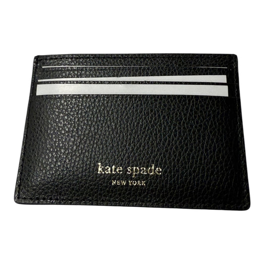 Id/Card Holder Designer By Kate Spade In Black