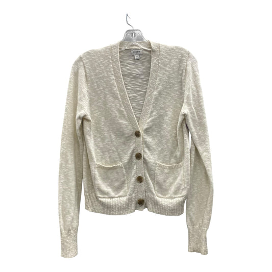 Sweater Cardigan By J. Crew In Beige, Size:S