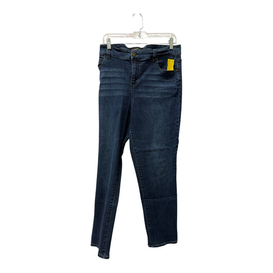 Jeans Boyfriend By Liverpool In Blue, Size:16