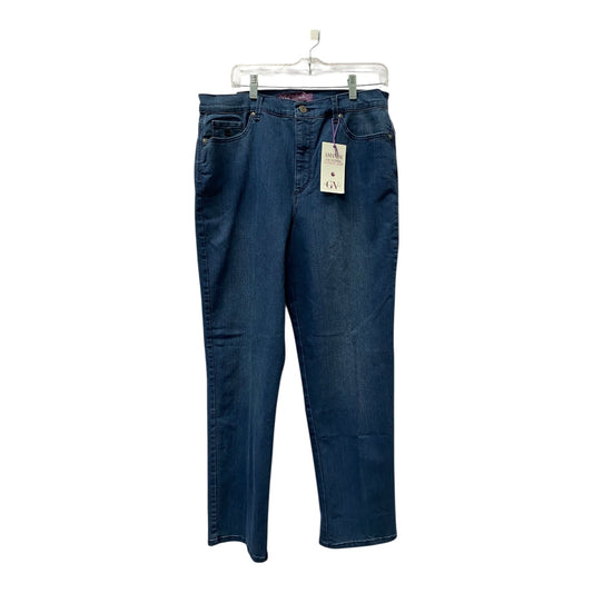 Jeans Boyfriend By Gloria Vanderbilt In Blue, Size:14