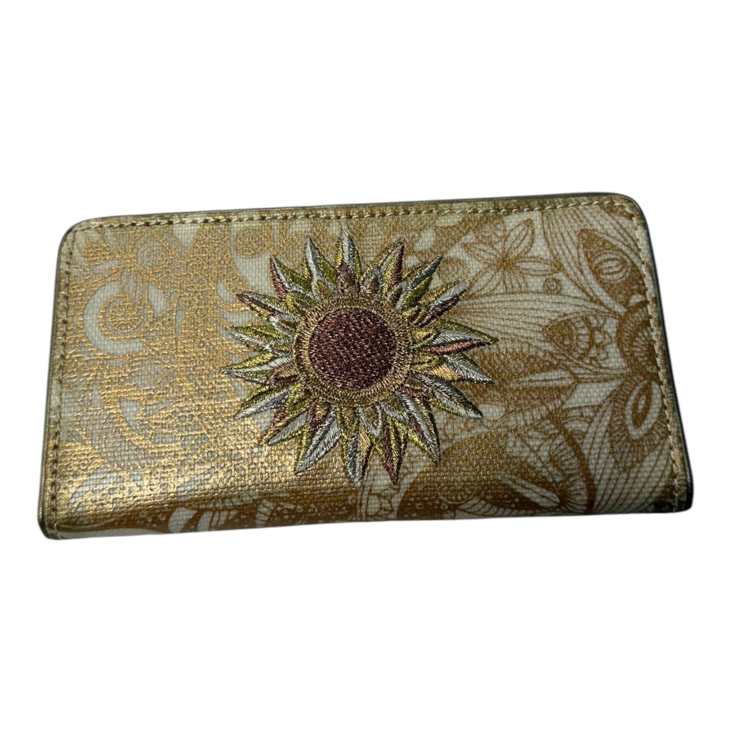 Wallet By Sakroots In Gold, Size:Medium