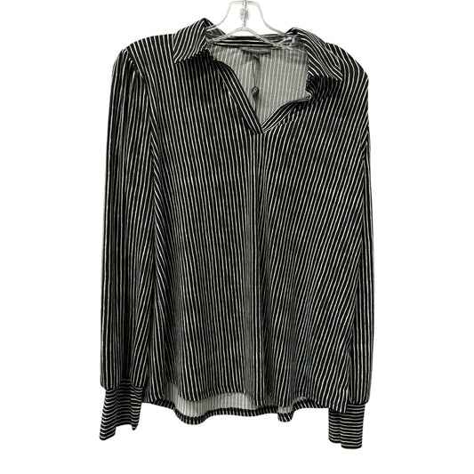 Top Ls By Adrianna Papell In Black, Size:L