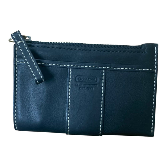 Coin Purse Designer By Coach In Black, Size:Small