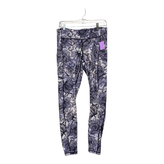 Athletic Leggings By Lululemon In Blue, Size:M