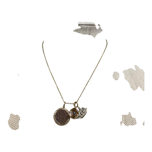 Necklace Designer By Brahmin In Gold