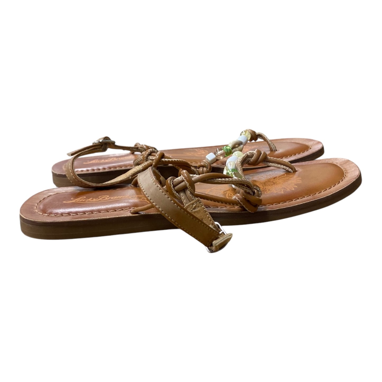 Sandals Flats By Lucky Brand In Brown, Size:7